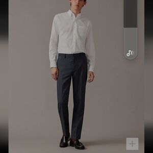 J. CREW MEN'S BOWERY  wool Oxford pants new 32